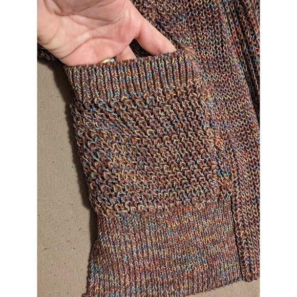 Lou & Grey Cardigan Sweater NWT Small Knit Rainbow - Picture 3 of 8